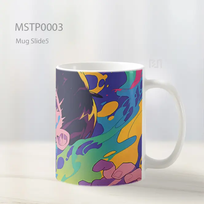 Abstract Fanart Mug MSTP0003 - All-side / Desain