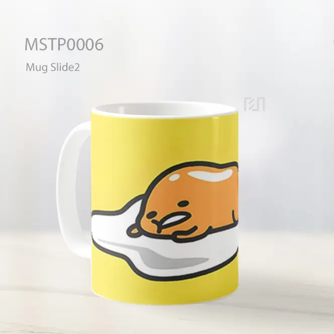 Aesthetic Gudetama Kuning Mug MSTP0006 - All-side / Desain