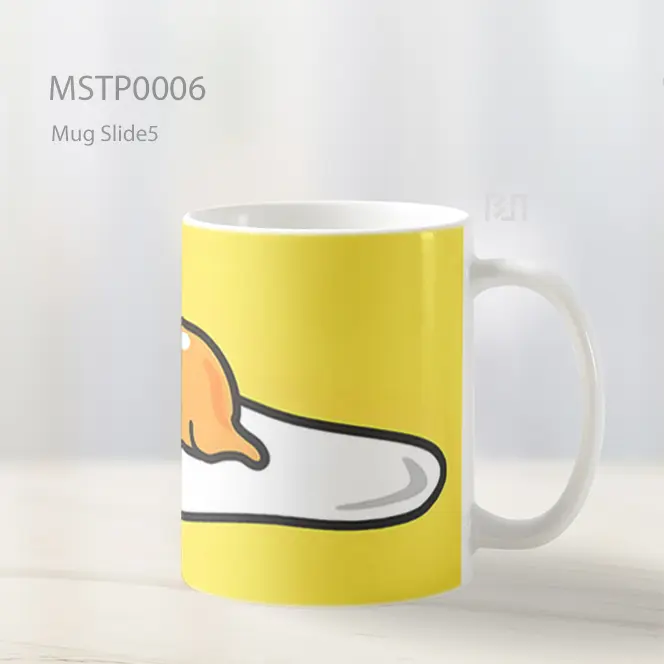 Aesthetic Gudetama Kuning Mug MSTP0006 - All-side / Desain