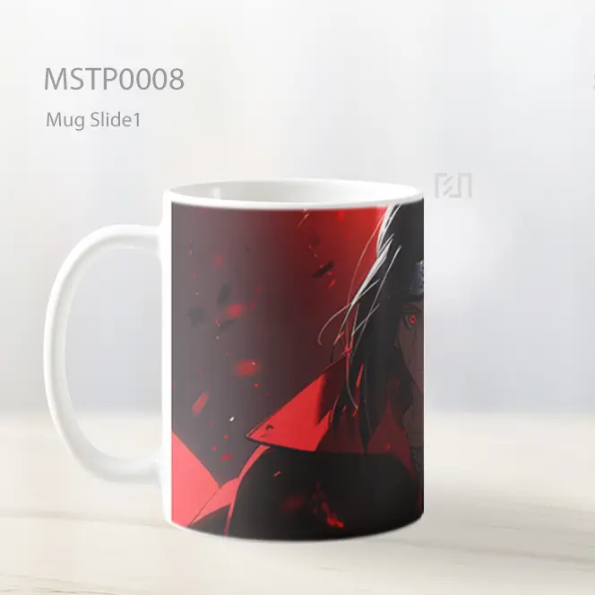 Aesthetic Itachi Uchiha Naruto Mug MSTP0008 - All-side / Desain