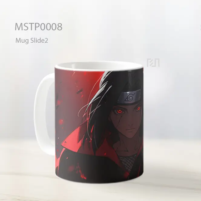Aesthetic Itachi Uchiha Naruto Mug MSTP0008 - All-side / Desain