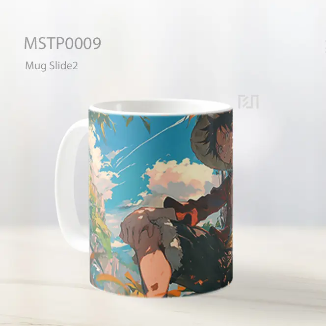 Aesthetic Monkey D Luffy Mug MSTP0009 - All-side / Desain