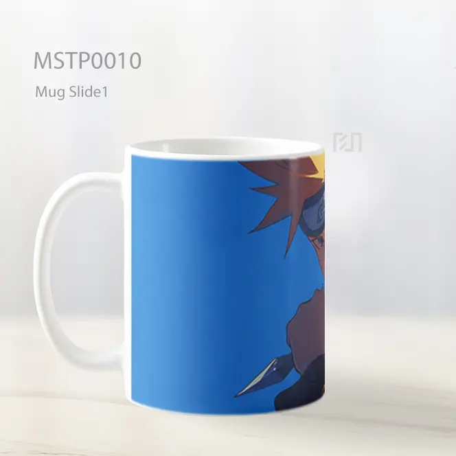 Aesthetic Naruto Uzumaki Biru Mug MSTP0010 - All-side / Desain
