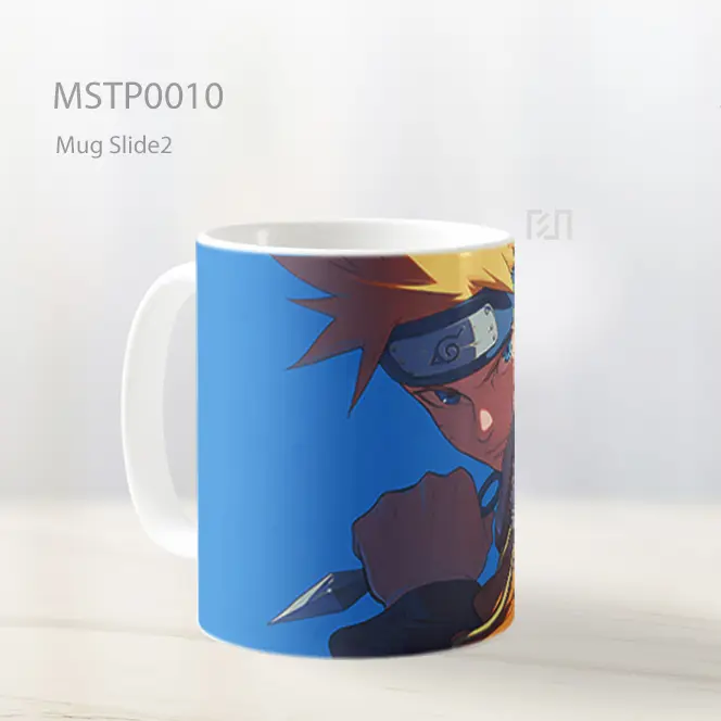 Aesthetic Naruto Uzumaki Biru Mug MSTP0010 - All-side / Desain