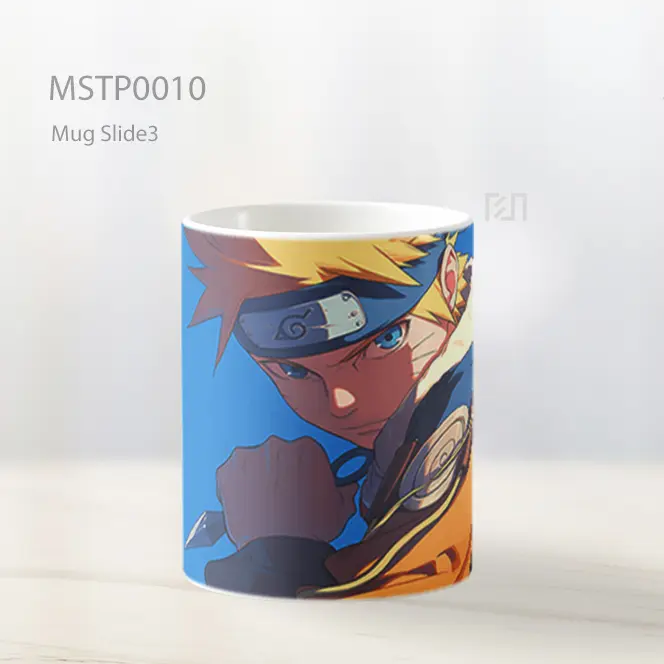 Aesthetic Naruto Uzumaki Biru Mug MSTP0010 - All-side / Desain