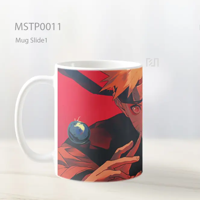 Aesthetic Naruto Uzumaki Merah Mug MSTP0011 - All-side / Desain