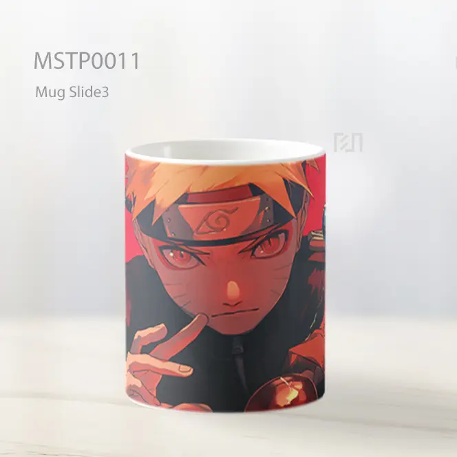 Aesthetic Naruto Uzumaki Merah Mug MSTP0011 - All-side / Desain