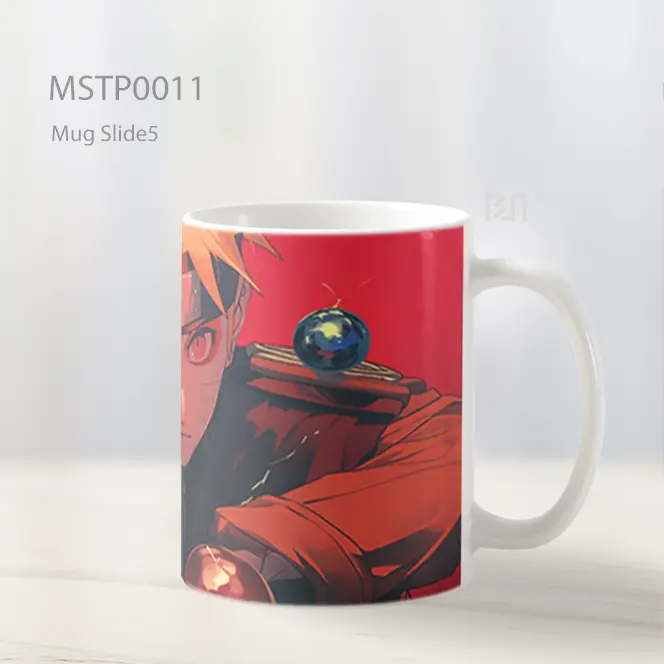 Aesthetic Naruto Uzumaki Merah Mug MSTP0011 - All-side / Desain