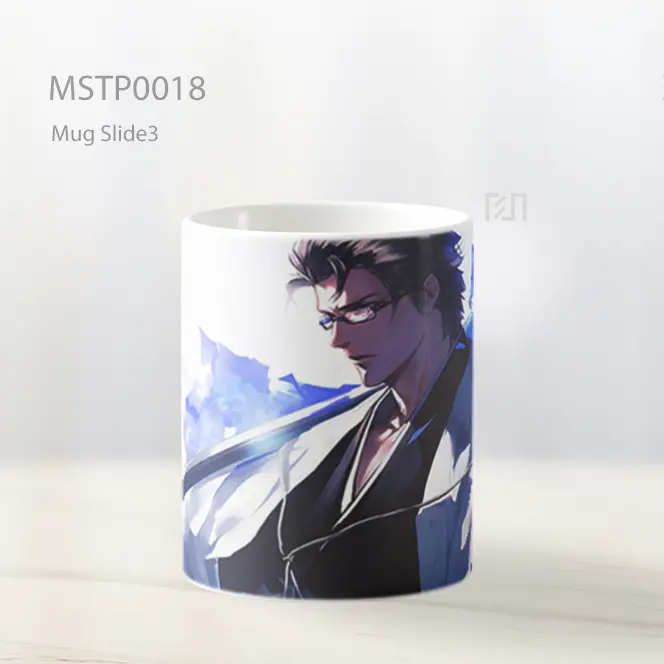 Aizen Sosuke Bleach Pedang Estetik Mug MSTP0018 - All-side / Desain