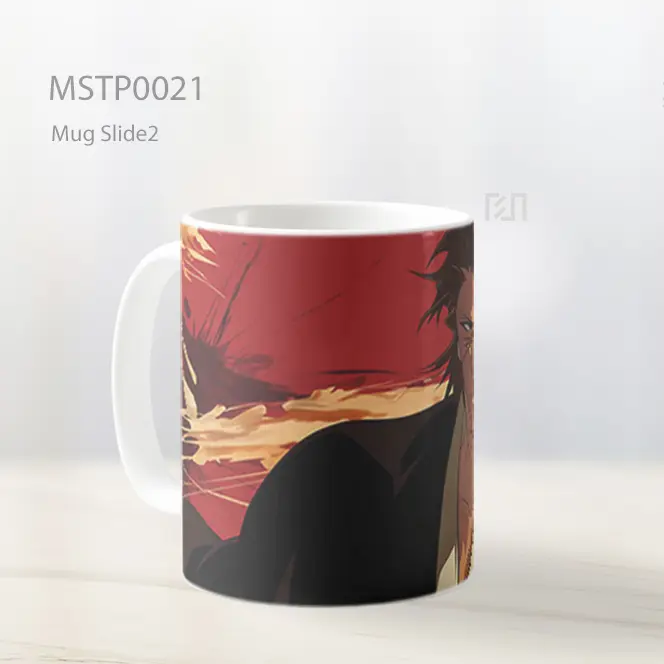 Aizen Sosuke Latar Merah Mug MSTP0021 - All-side / Desain