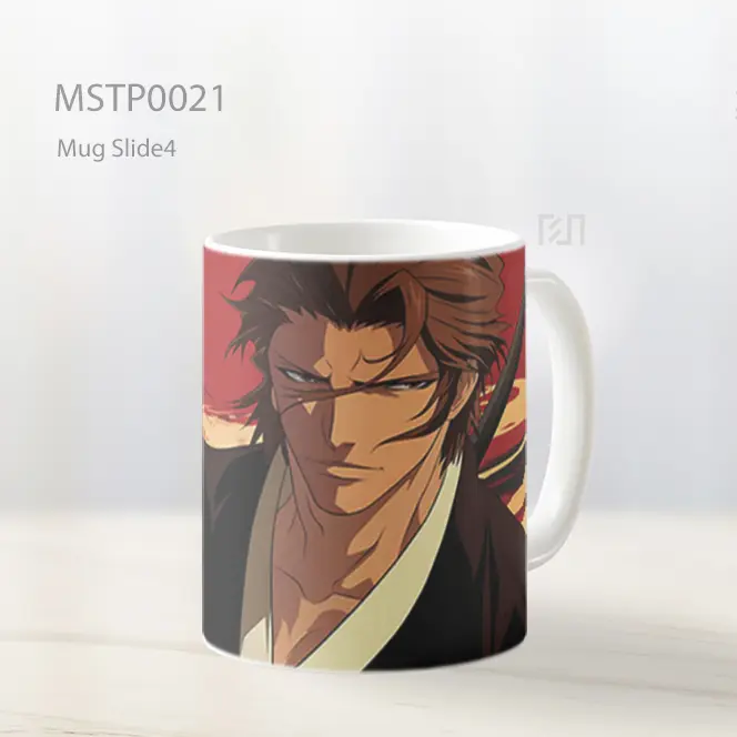 Aizen Sosuke Latar Merah Mug MSTP0021