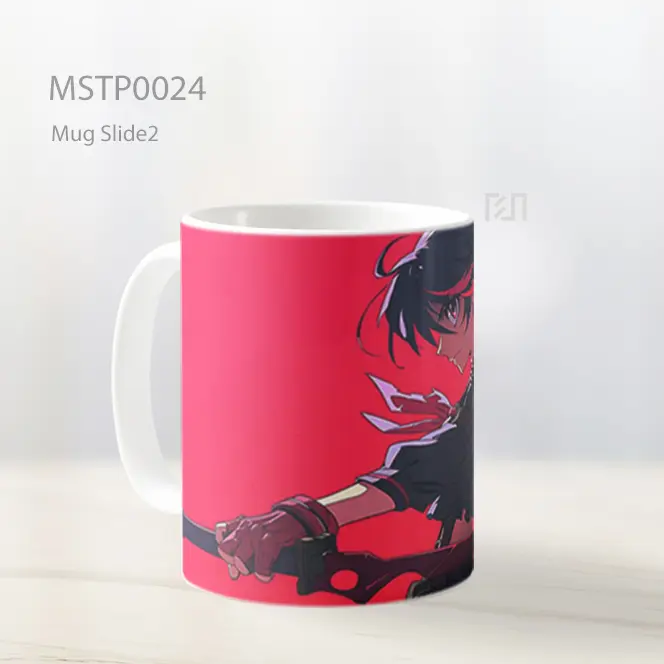 Akame Ga Kill Anime Merah Mug MSTP0024 - All-side / Desain