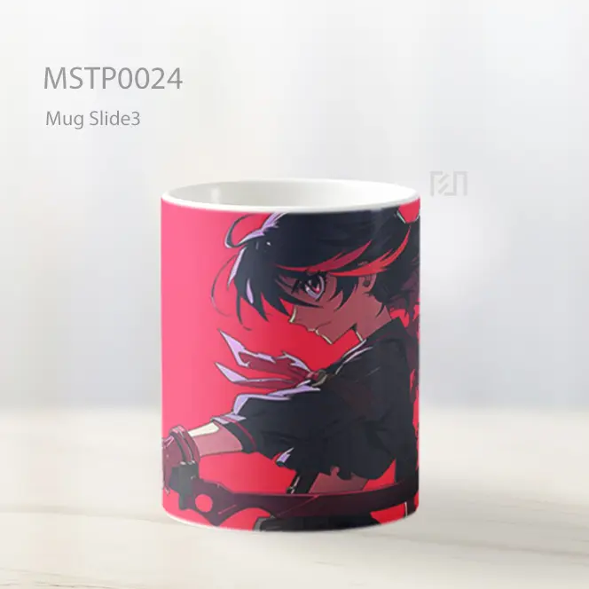 Akame Ga Kill Anime Merah Mug MSTP0024 - All-side / Desain