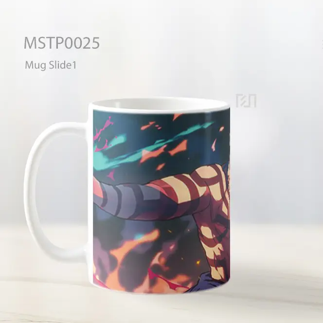 Akaza Demon Slayer Epic Clipart Mug MSTP0025 - All-side / Desain