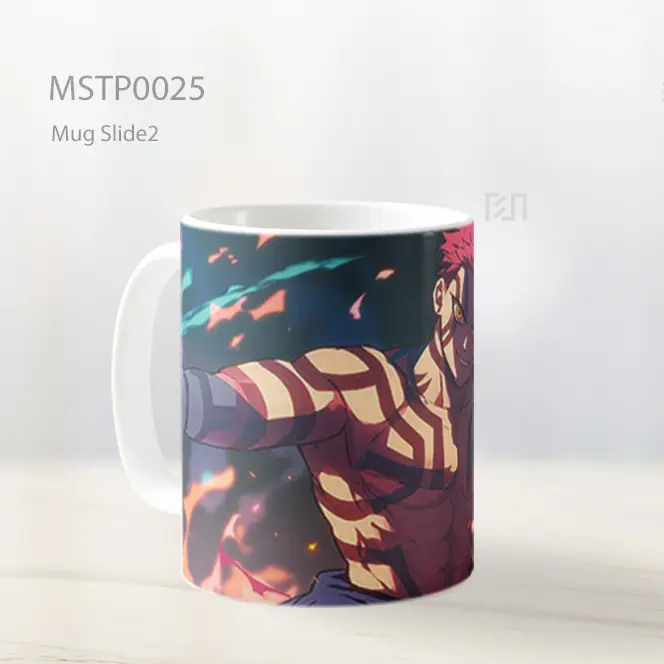 Akaza Demon Slayer Epic Clipart Mug MSTP0025 - All-side / Desain