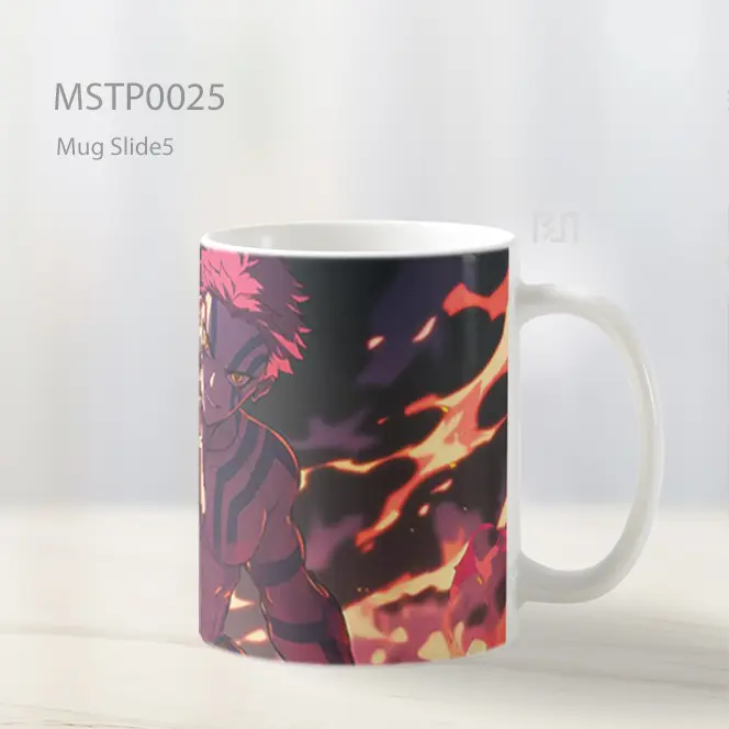 Akaza Demon Slayer Epic Clipart Mug MSTP0025 - All-side / Desain