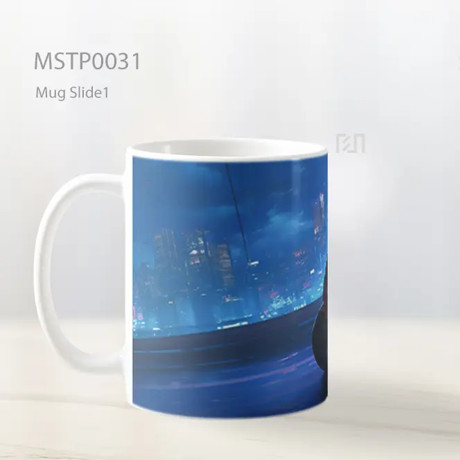 Akira Kaneda Malam Kota Motor Mug MSTP0031 - All-side / Desain