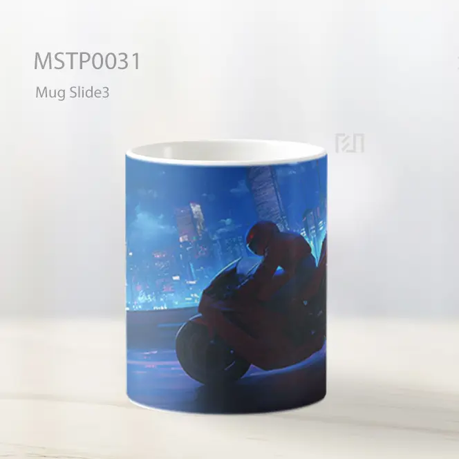 Akira Kaneda Malam Kota Motor Mug MSTP0031 - All-side / Desain