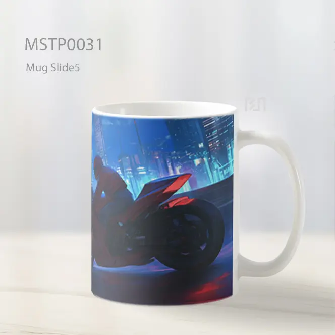 Akira Kaneda Malam Kota Motor Mug MSTP0031 - All-side / Desain