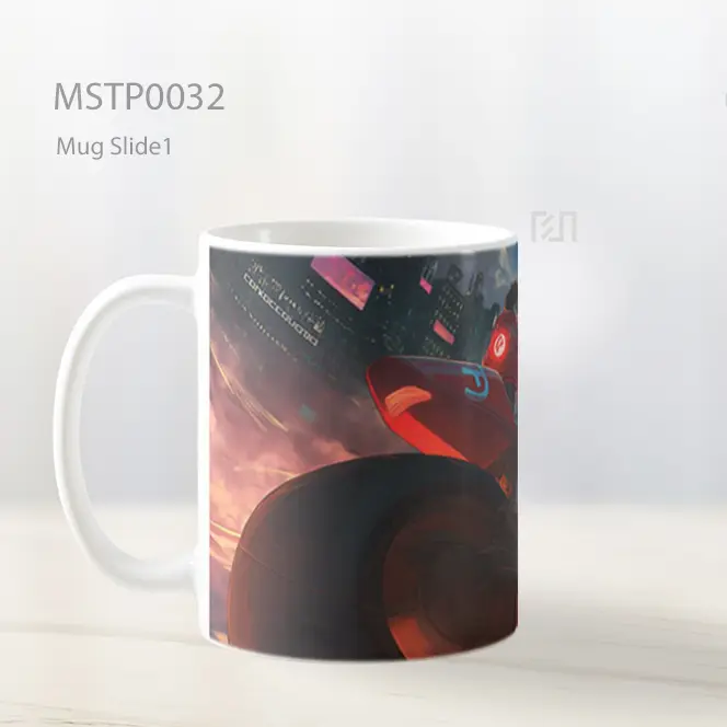 Akira Kaneda Motor Malam Kota Mug MSTP0032 - All-side / Desain
