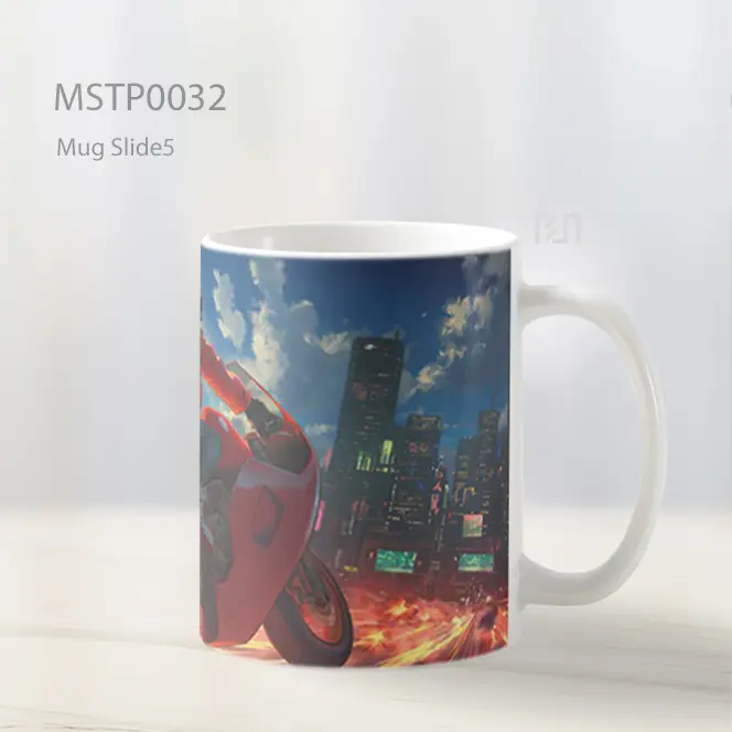 Akira Kaneda Motor Malam Kota Mug MSTP0032 - All-side / Desain