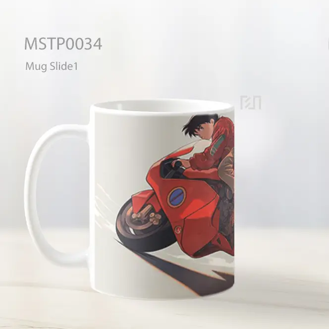 Akira Kaneda Sepeda Motor Mug MSTP0034 - All-side / Desain