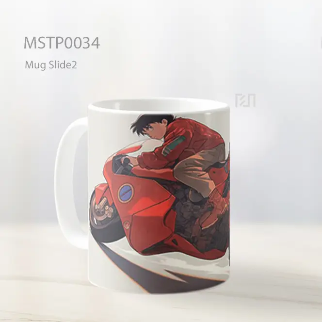 Akira Kaneda Sepeda Motor Mug MSTP0034 - All-side / Desain