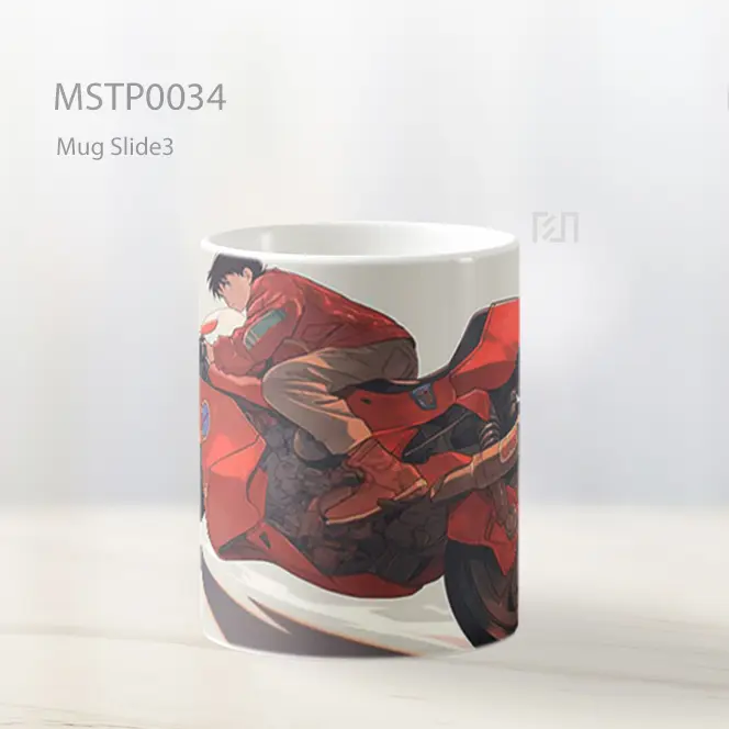 Akira Kaneda Sepeda Motor Mug MSTP0034 - All-side / Desain