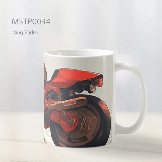 Akira Kaneda Sepeda Motor Mug MSTP0034 - All-side / Desain