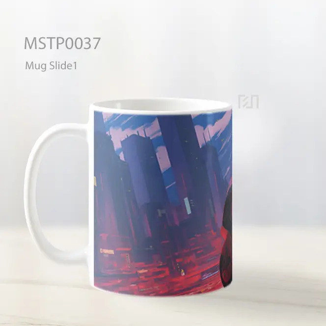 Akira Motor Kota Malam Mug MSTP0037 - All-side / Desain