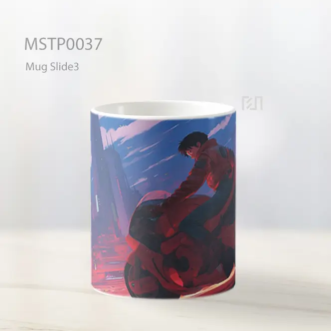 Akira Motor Kota Malam Mug MSTP0037 - All-side / Desain