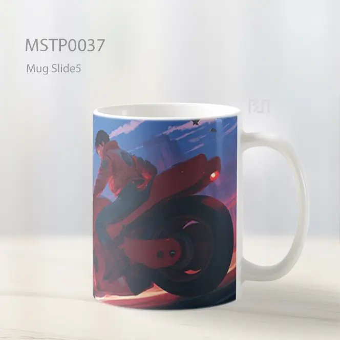 Akira Motor Kota Malam Mug MSTP0037 - All-side / Desain
