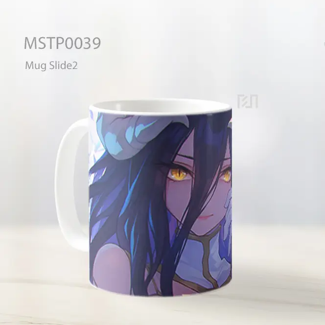 Albedo Overlord Anime Estetika Mug MSTP0039 - All-side / Desain