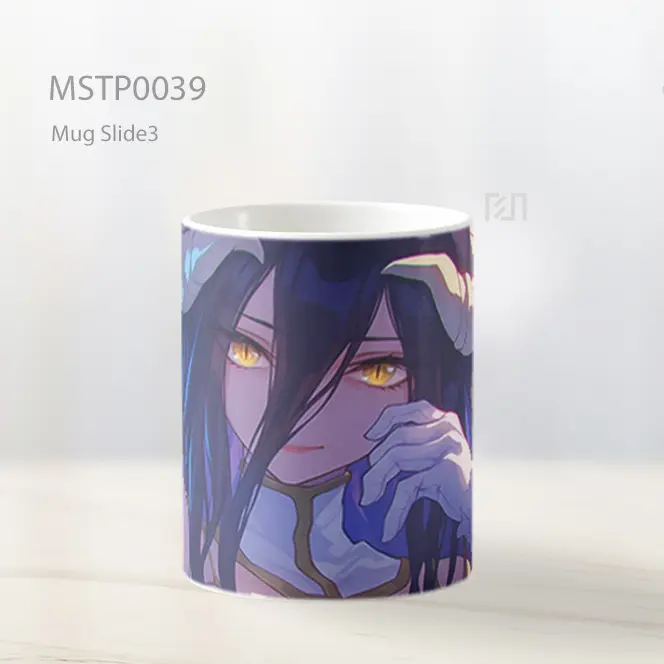 Albedo Overlord Anime Estetika Mug MSTP0039 - All-side / Desain