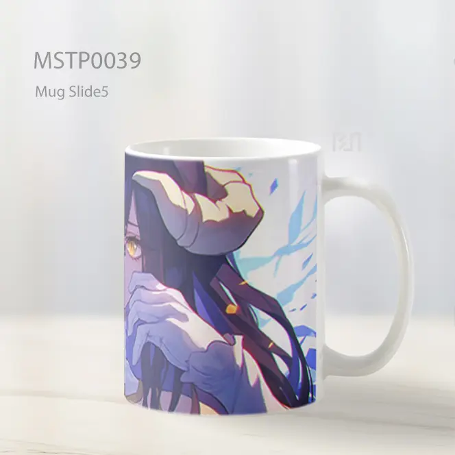 Albedo Overlord Anime Estetika Mug MSTP0039 - All-side / Desain
