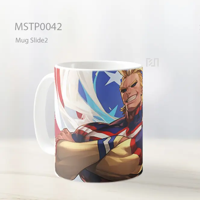 All Might My Hero Academia Bendera Usa Mug MSTP0042 - All-side / Desain