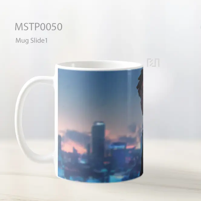 Anak Anime Cyberpunk Kota Mug MSTP0050 - All-side / Desain