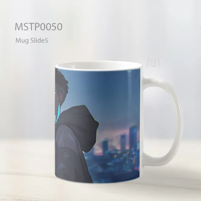 Anak Anime Cyberpunk Kota Mug MSTP0050 - All-side / Desain