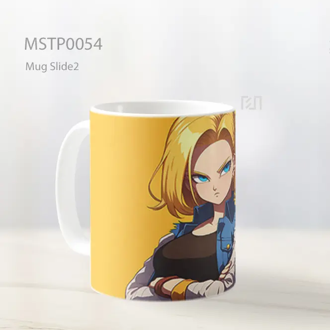 Android 18 Dragon Ball Mug MSTP0054 - All-side / Desain