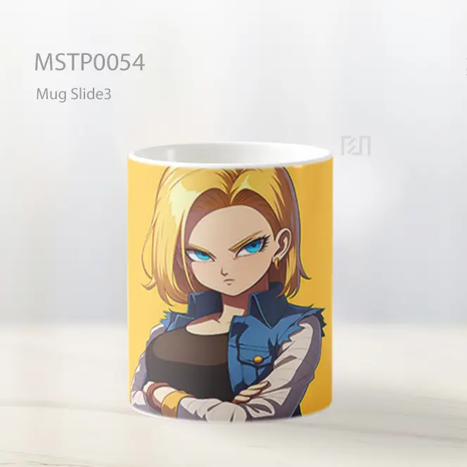 Android 18 Dragon Ball Mug MSTP0054 - All-side / Desain