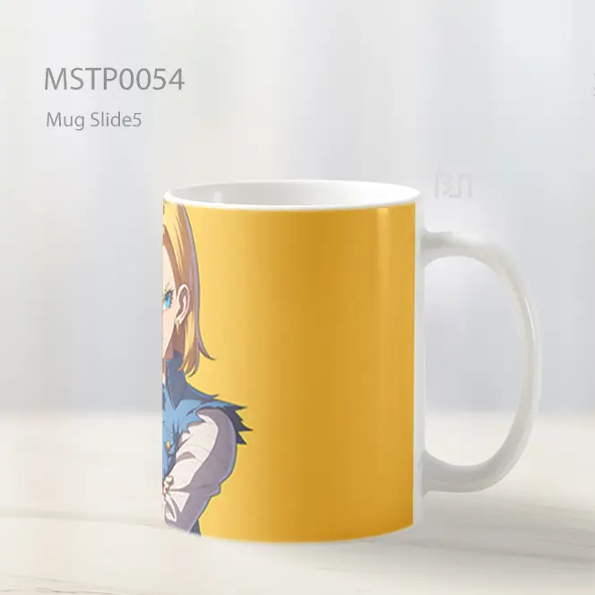 Android 18 Dragon Ball Mug MSTP0054 - All-side / Desain