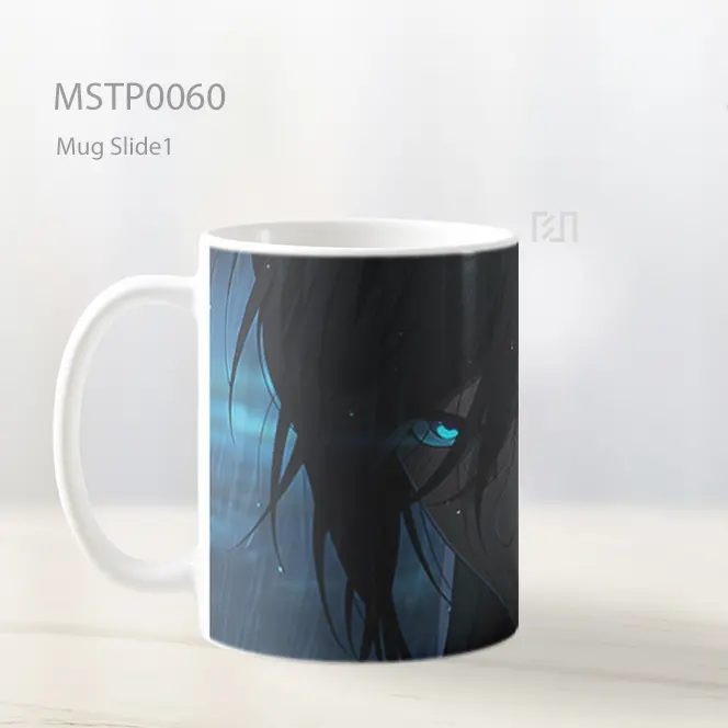 Anime Anak Laki Laki Mata Biru Bersinar Mug MSTP0060 - All-side / Desain