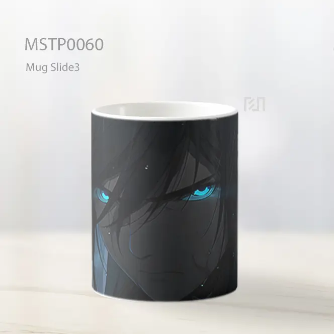 Anime Anak Laki Laki Mata Biru Bersinar Mug MSTP0060 - All-side / Desain