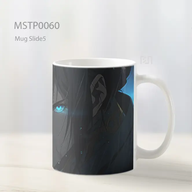 Anime Anak Laki Laki Mata Biru Bersinar Mug MSTP0060 - All-side / Desain