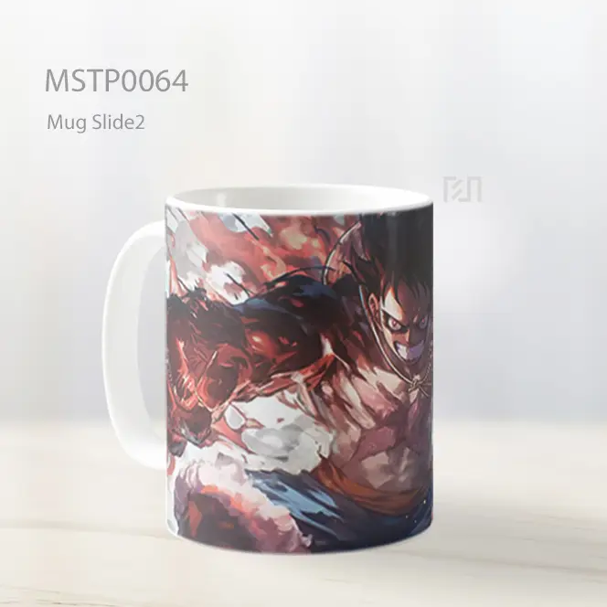 Anime Battle Scene Mug MSTP0064 - All-side / Desain