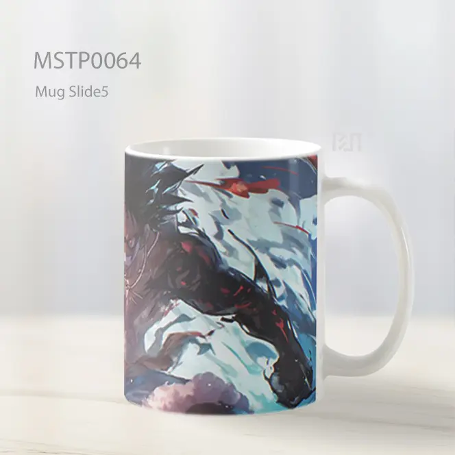 Anime Battle Scene Mug MSTP0064 - All-side / Desain
