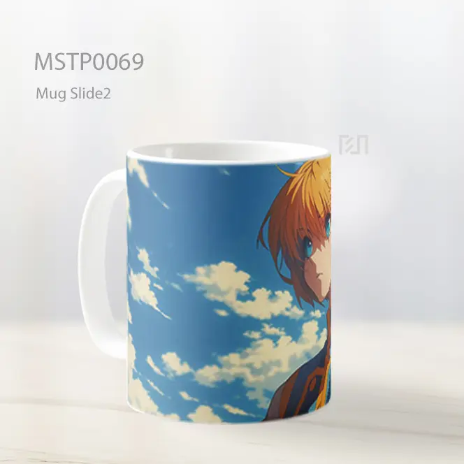 Anime Boy With Sword Mug MSTP0069 - All-side / Desain