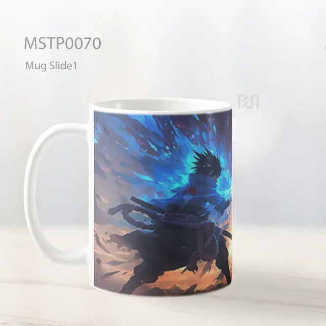 Anime Character With Sword Mug MSTP0070 - All-side / Desain