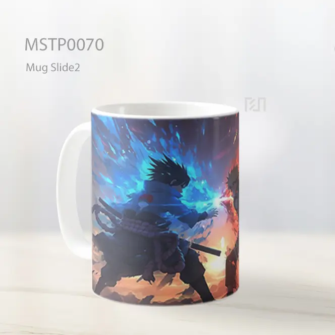 Anime Character With Sword Mug MSTP0070 - All-side / Desain