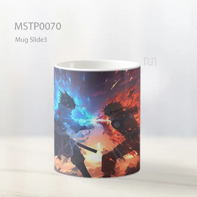Anime Character With Sword Mug MSTP0070 - All-side / Desain